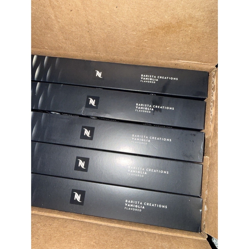 Nespresso Barista Creations Vaniglia Capsules 50 Count (5 Sleeves) Exp 4/2026